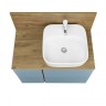 Столешница универсальная Aquaton с панелью Мишель 80 дуб рустикальный ВЛДСП