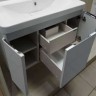 Комплект тумба с раковиной и зеркалом Aquaton Шерилл 85