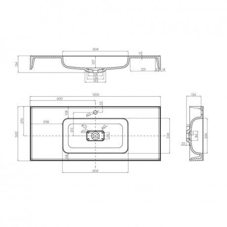 Раковина Aquaton Ричмонд 120