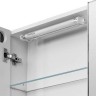 Зеркальный шкаф Aquaton Мадрид 80 М со светильником белый