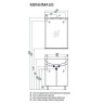 Зеркало Aquaton Минима 65x15