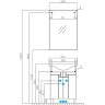 Тумба под раковину Aquaton Фиджи 60 белый