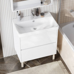 Тумба с раковиной Aquaton Сканди 70 белый